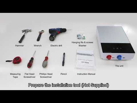 How To Install Instant Electric Water Heater?