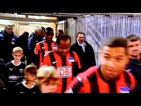 SV Sandhausen - Hertha BSC - Einlaufkinder der TSG Rohrbach