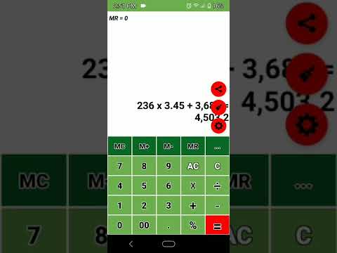 mCalc Simple Memory Calculator