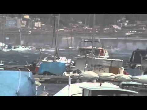 The dance of the bora wind in Trieste