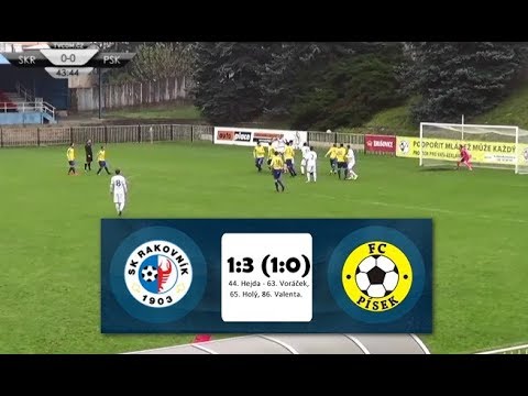 SK Rakovník - FC Písek 1:3, sestřih gólů