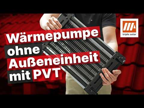 Photovoltaic thermal energy (PVT) - electricity & heat without an outdoor unit