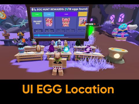 Roblox Bedwars How To Get UI Egg [Locations]