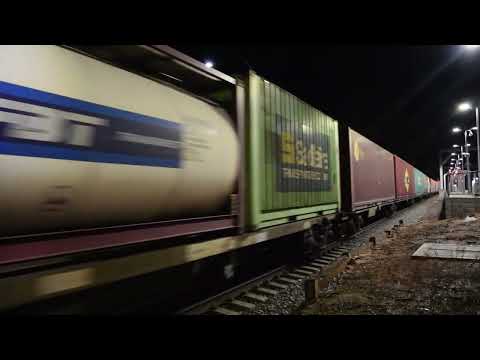 Pacific National Huge Train at night with Odgee