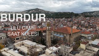 Burdur UluCamii ve Saat Kulesi | 4K
