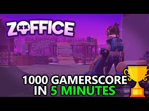 Zoffice - Achievement Guide - 1000 Gamerscore in 5 Minutes - Easiest Games of 2021