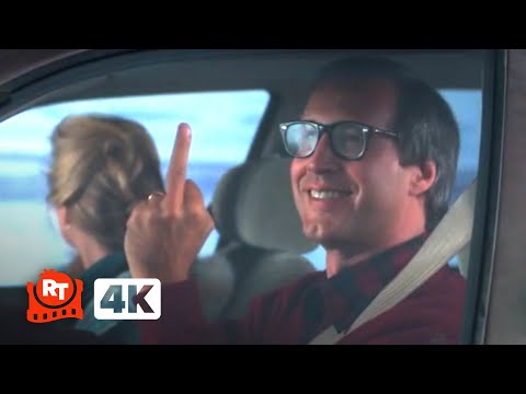 National Lampoon's Christmas Vacation (1989) 4K - Driving Under the Truck | Movieclips