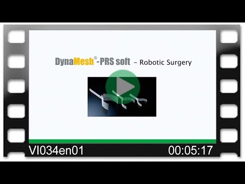 DynaMesh®-PRS soft - OR-Video: DynaMesh®-PRS soft – Sacrocolpopexy by Robotic Surgery