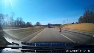 preview picture of video 'Indiana I-69 Highway 37 Section 5 South-bound 4/1/2015'