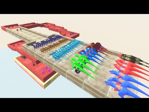 ALL DINOSAUR Death Climb - Animal Revolt Battle Simulator