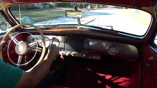 1940 Buick Super 8 Convertible Driving Video