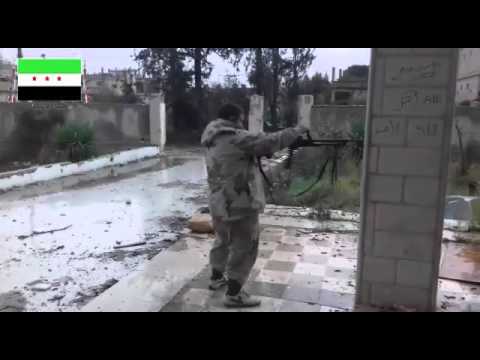 التصدي لقوات النظام من قبل اللواء الثالث على جبهة الشيخ مسكين في ريف درعا