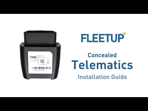 Fleetup Telematics Installation Concealed Installation Guide