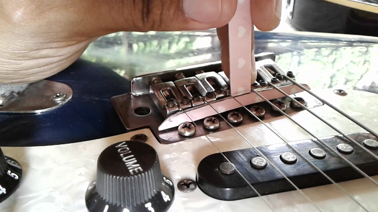 Angulação dos carrinhos e afinação das oitavas.