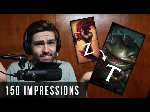150+ League of Legends Voice Impressions (NO EFFECTS) Part 1: ZYRA to TAHM KENCH!