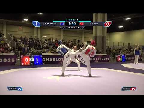 215 Round of 32 M  68kg AUS M  SUMMERFIELD TUR H  RECBER PGM