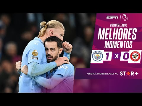 Gols e lances de Manchester City x Brentford