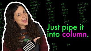 Have you ever used the column command in Linux?