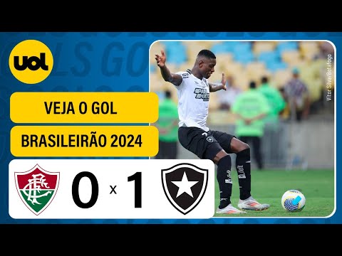 FLUMINENSE 0 X 1 BOTAFOGO - BRASILEIRÃO 2024; VEJA O GOL DE LUIZ HENRIQUE