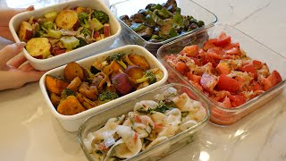 1週間をラクにする簡単レシピ🍱｜ダイエット中の作り置きおかず｜秋野菜レシピ