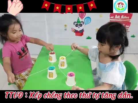 Xếp chồng theo thứ tự tăng dần