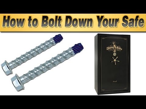 YouTube video about: How to bolt a safe to the floor carpet?