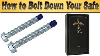 How to Bolt Down Your Safe