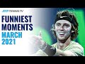 Funny Tennis Moments & Fails! | March 2021