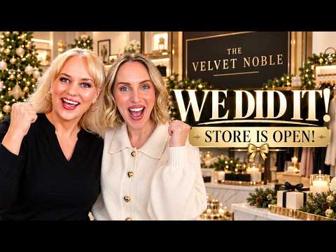 WE DID IT… Our Store Is FINALLY OPEN! 🥹