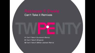 Recloose featuring Dwele - Can't Take It (Luciano Remix)