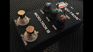 Video thumbnail for Mu-Tron Micro Tron III - Short Demo by Tri Pedal Reviews