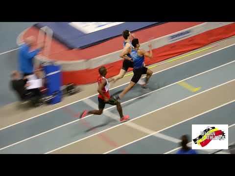 LBFA Belgian athletics indoor championships 400m men Heats 4/4