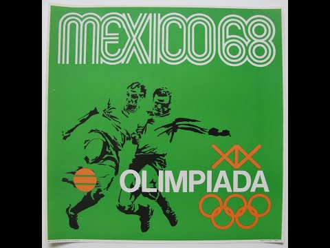 Mexico 1968 Olympic games football final Hungary - Bulgaria.