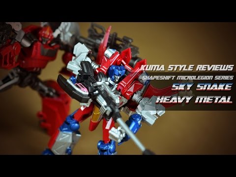 Toy Review: ShapeShift Microlegion Series SS01 Sky Snake and SS02 Heavy Metal