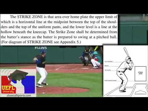 Case Play - Crouching Chicken Little League Strike Zone