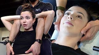 Getting Our Bones Cracked for The First Time - Merrell Twins