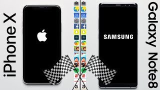 iPhone X vs. Galaxy Note 8 Speed Test