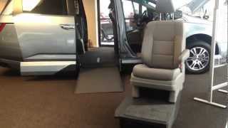 preview picture of video 'Honda Odyssey adaptive transfer seat base Wheelchair Van VMI Northstar New England Mobility Dealer'