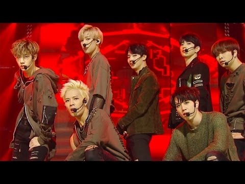 "POWERFUL" GOT7 (New Seven) - Hard Carry (Hard Carry) @ Popular Inkigayo 20161016