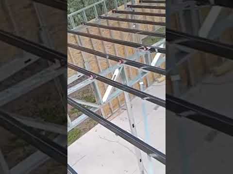 AVANCE DE OBRA | Estructura de Techo en STEEL FRAMING en Mainque - Río Negro