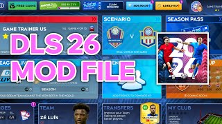 Download lagu DLS 26 MOD APK v13.040 | Tutorial Lengkap Dream League Soccer 2026 mp3