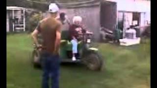 preview picture of video 'Grandma Learning How To Drive 5 Wheeler'