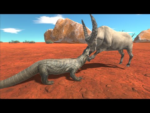 Komodo Dragon vs Animals - Animal Revolt Battle Simulator