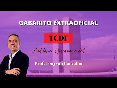Gabarito Extraoficial - TCDF - Auditoria Governamental
