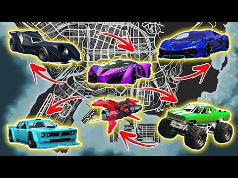 GTA 5 - All New Story Mode Rare Cars Locations 2025 (PS5, PS4, XBOX & PC)