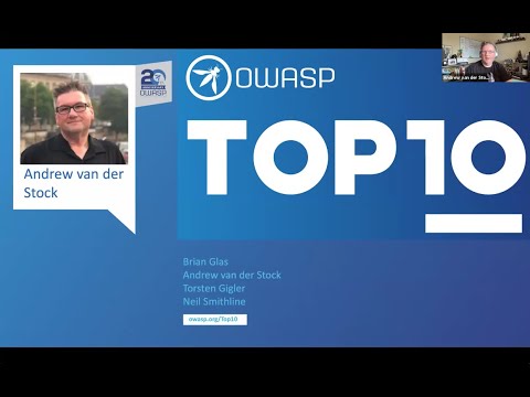 OWASP Top 10 2021 - Andrew van der Stock