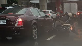 【車禍影片】那台...好像是海神欸（2025.06.12 台北市中山區北安路