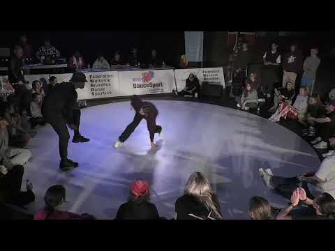Doyah (BEL) vs Paulina (LIT) | 2021 WDSF European Championship Hip hop U21 - First Round