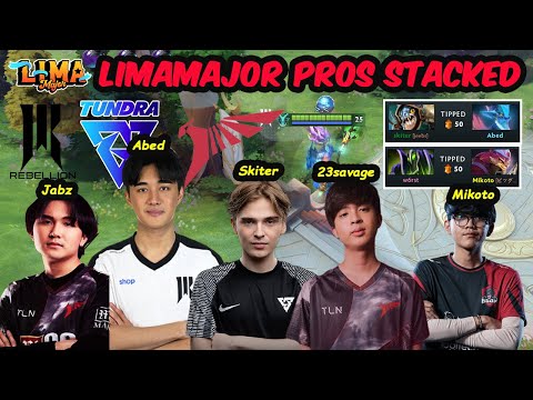 Abed Skiter Jabz vs 23savage Mikoto - Shopify Rebellion Talon Tundra PROS Stakced #LIMAMAJOR Dota 2