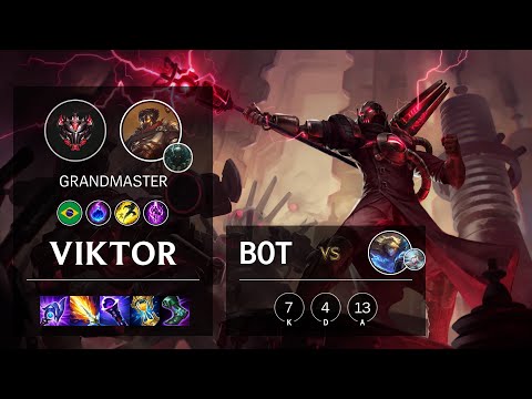 Viktor Bot vs Ezreal - BR Grandmaster Patch 10.25b